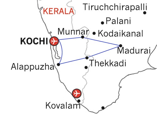 Circuit en Inde du Sud - Kerala et Madurai