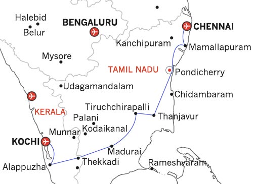 Circuit en Inde du Sud - Kerala et Tamil Nadu